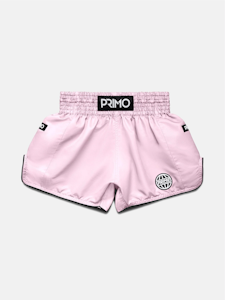 PRIMO: MUAY THAI SHORTS - ALTA SERIES - PASTEL PINK