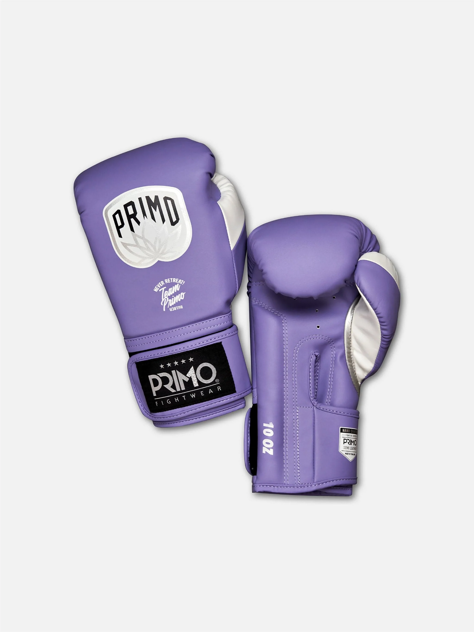 PRIMO: EMBLEM 2.0 SEMI-LÄDER BOXNINGSHANDSKAR LILA
