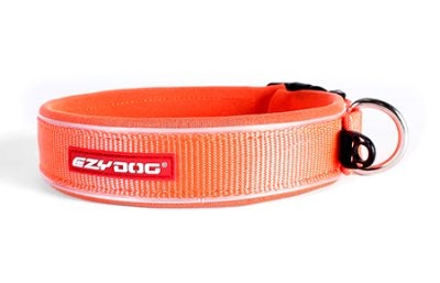 EzyDog Halsband Neopren Reflex Orange