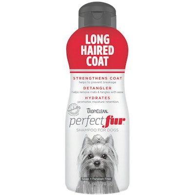 Hund TropiClean Perfect Fur Long Haired Coatshampoo 473ml