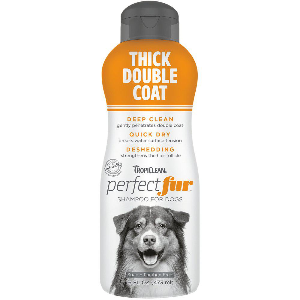 Hund TropiClean Perfect Fur Thick Double Coat Shampoo 473ml