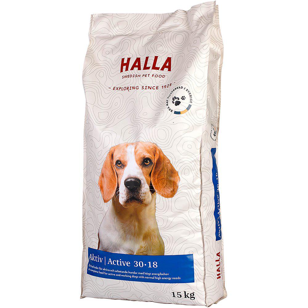 Hundfoder Halla Aktiv 30-16 15kg