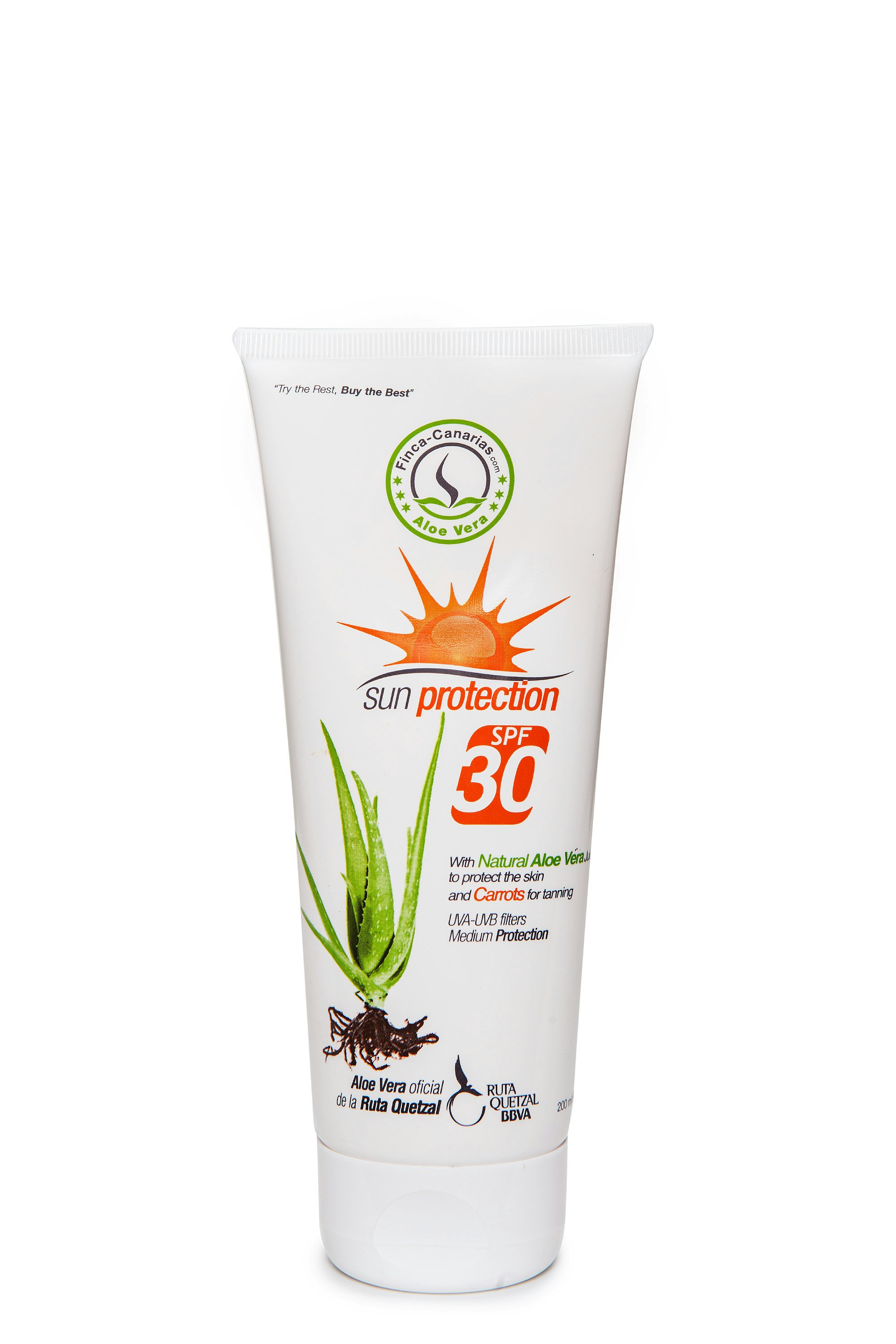 Aloe Vera SPF 30 Solcreme - 200 ml