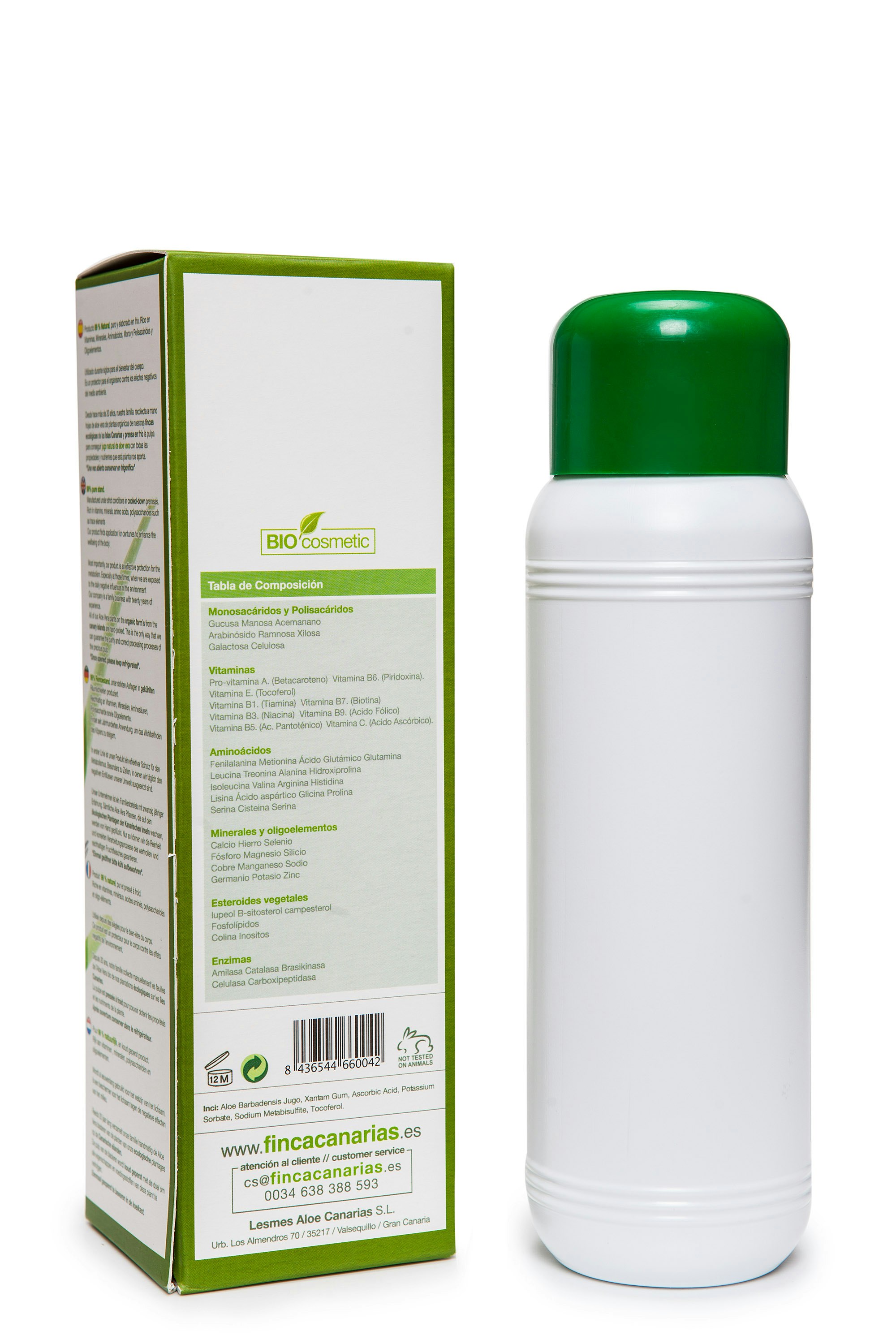 Frisk koldpresset Aloe Vera Gel 500 ml - 99,7 % Aloe Barbadensis Miller