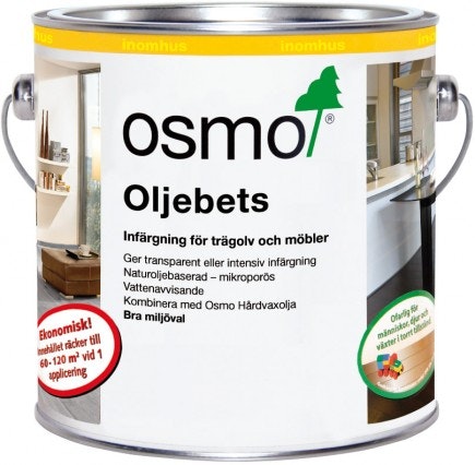 Osmo Oljebets 3518 Ljusgrå sidenmatt 0,5 L