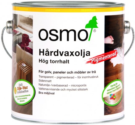 Osmo Hårdvaxolja Pigmenterad 3092 Guld sidenmatt 2,5 L