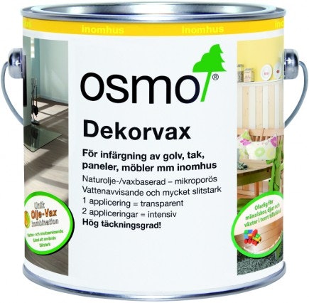 Osmo Dekorvax 3186 Vit intensiv matt 0,75 L