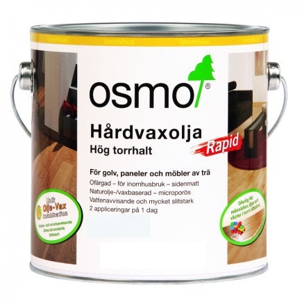 Osmo Hårdvaxolja Rapid 3232 [DG] Ofärgad sidenmatt 10 L