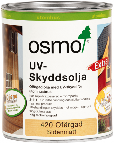 Osmo UV-Skyddsolja Pigmenterad 425 Ek sidenmatt 2,5 L