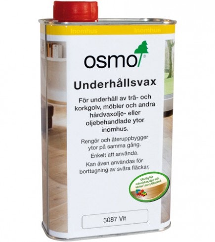 Osmo Underhållsvax 3087 Vit sidenmatt 0,5 L