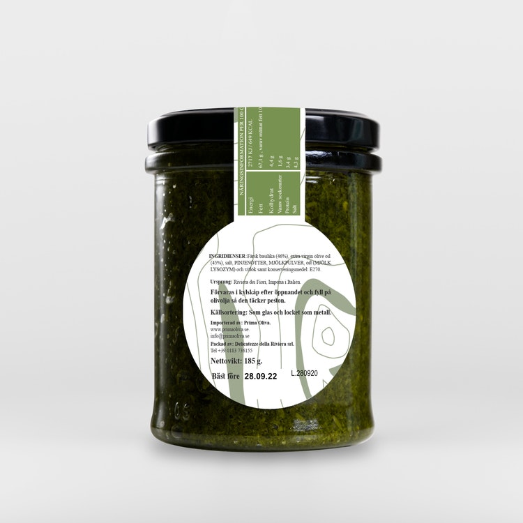 Pesto i Extra Virgin Olivolja