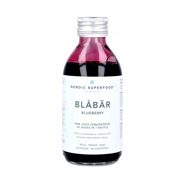 Nordic Superfood Blåbär Raw Juice Koncentrat, 195ml