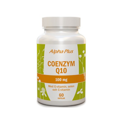 Alpha Plus Coenzym Q10 100mg, 60 kapslar