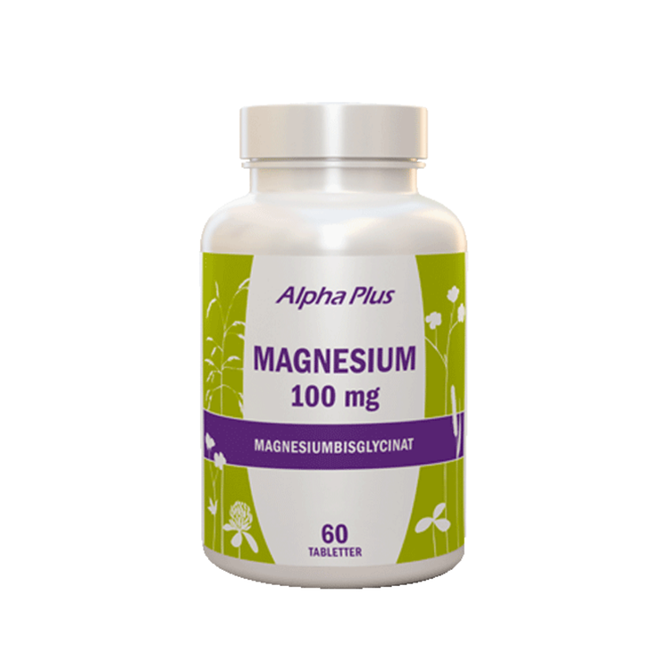 Alpha Plus Magnesium 100mg, 60 tabletter