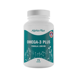 Alpha Plus Omega-3 Plus, 75 kapslar
