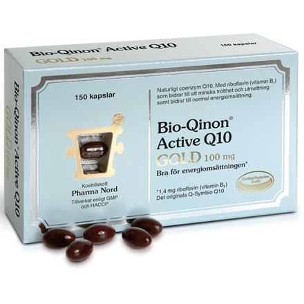 Pharma Nord Bio-Qinon Q10 Gold 100mg, 150 kapslar