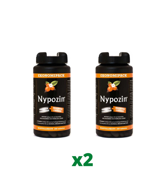 2 x Nypozin, 280 tabletter