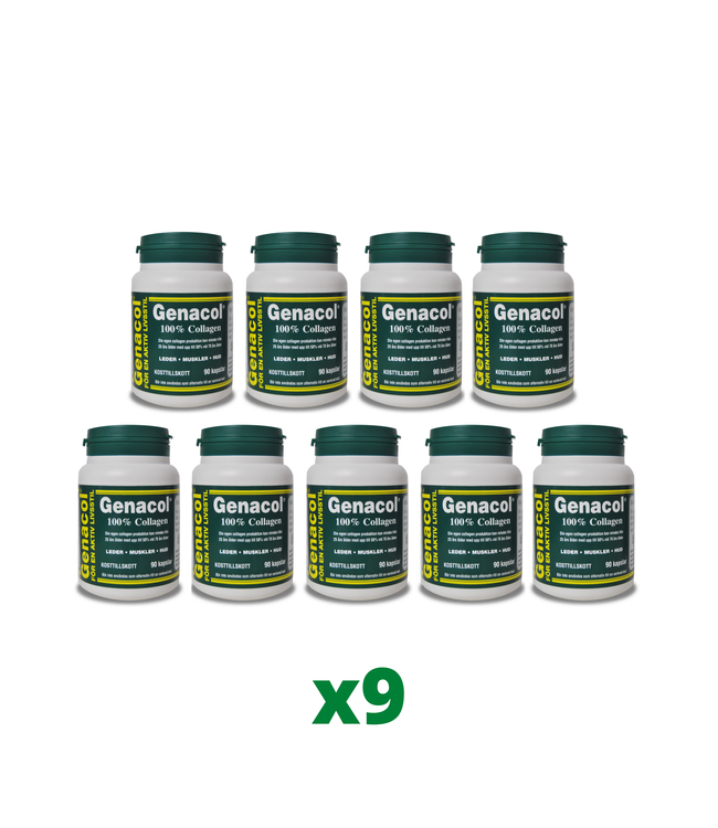 9 x Genacol Collagen, 90 tabletter