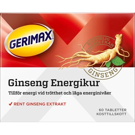 Gerimax Ginseng, 60 tabletter