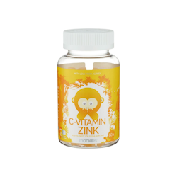 Monkids C-vitamin & Zink, 60 tuggtabletter