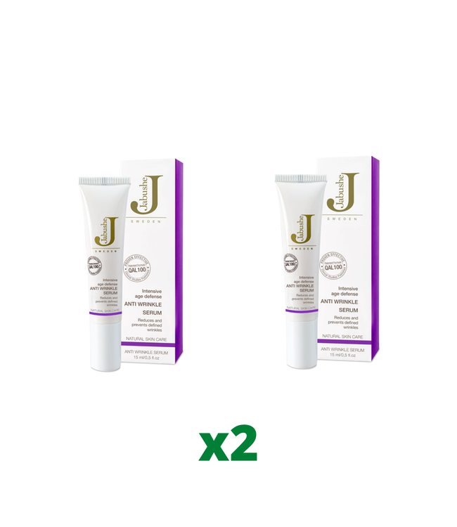 2 x Jabushe Anti Wrinkle Serum, 15ml