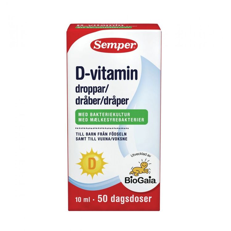 Semper D-vitamindroppar 10ml