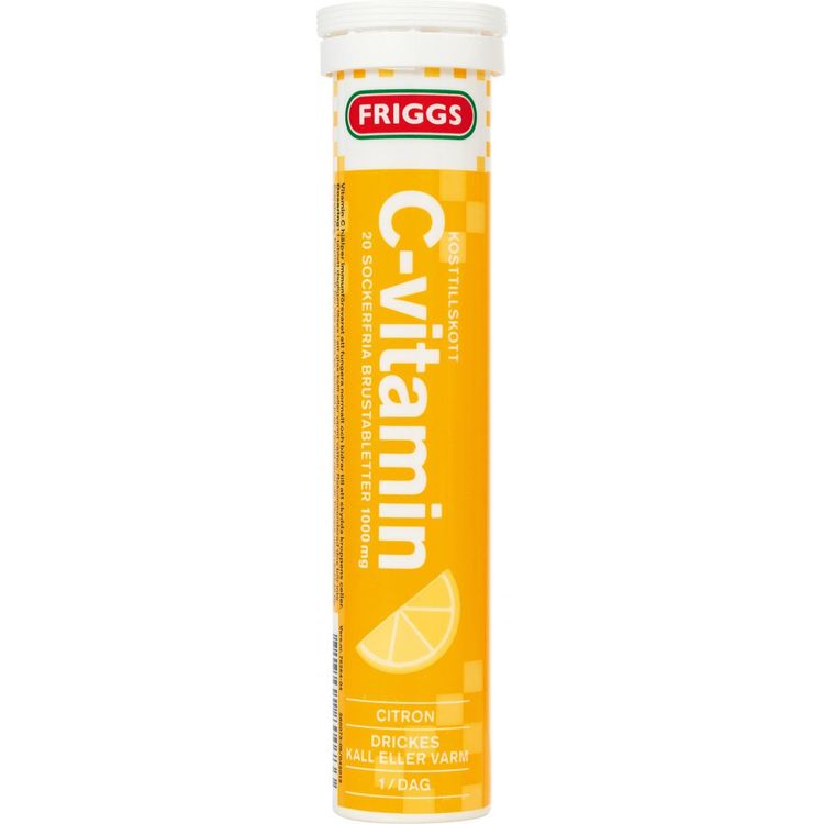 Friggs C-vitamin Citron 20 brustabletter