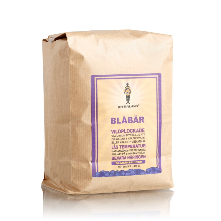 pH-Balans Blåbärspulver, 1 kg