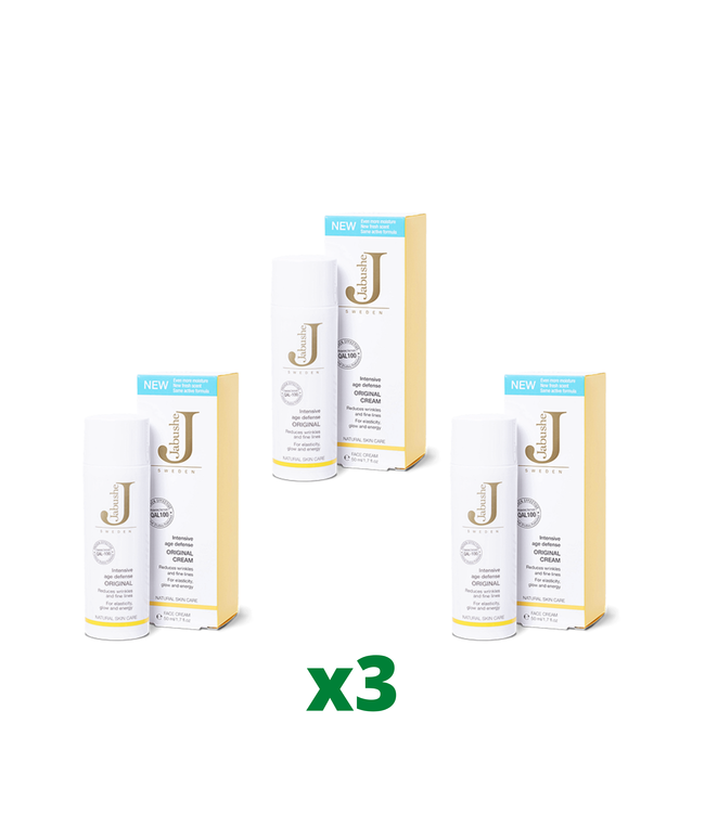 3 x Jabushe Original Cream, 50ml