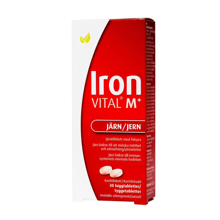 Iron Vital, 30 tuggtabletter