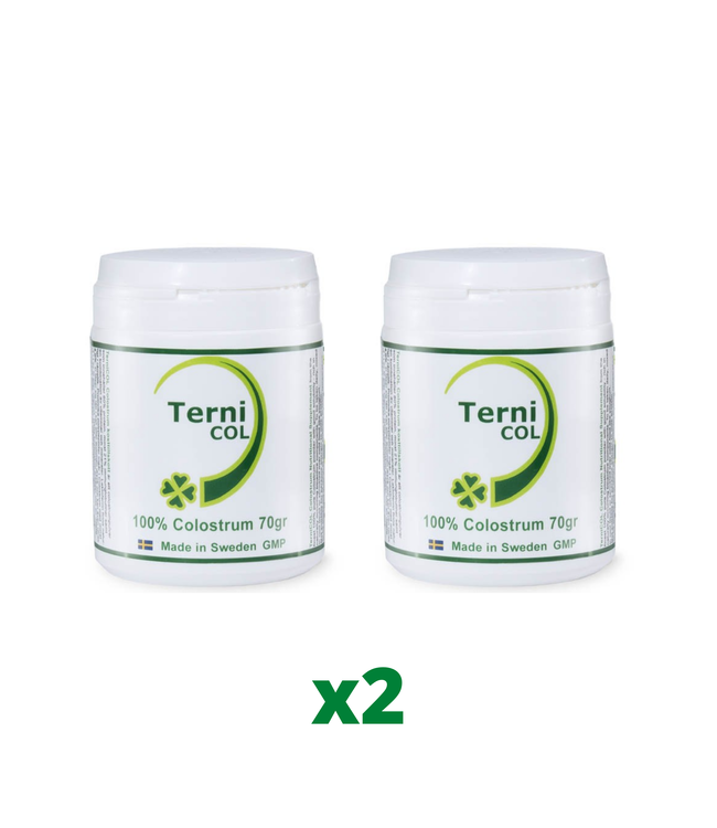 2 x TerniCOL 100% Colostrum Pulver, 70g