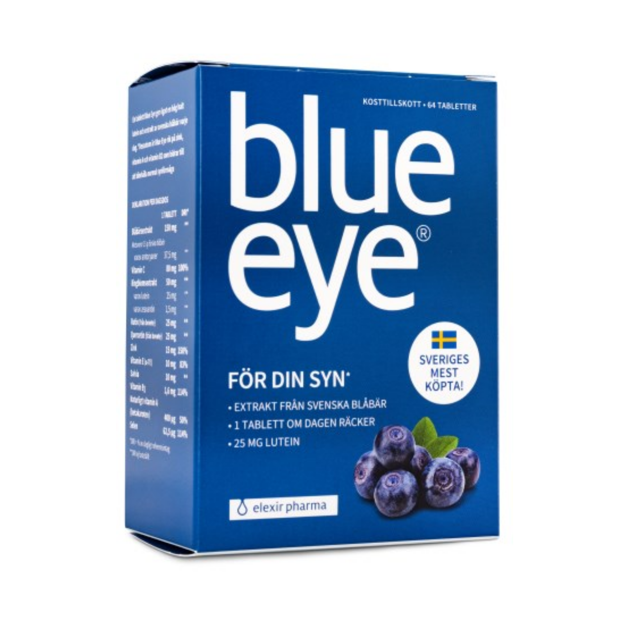 Elexir Blue Eye, 64 tabletter