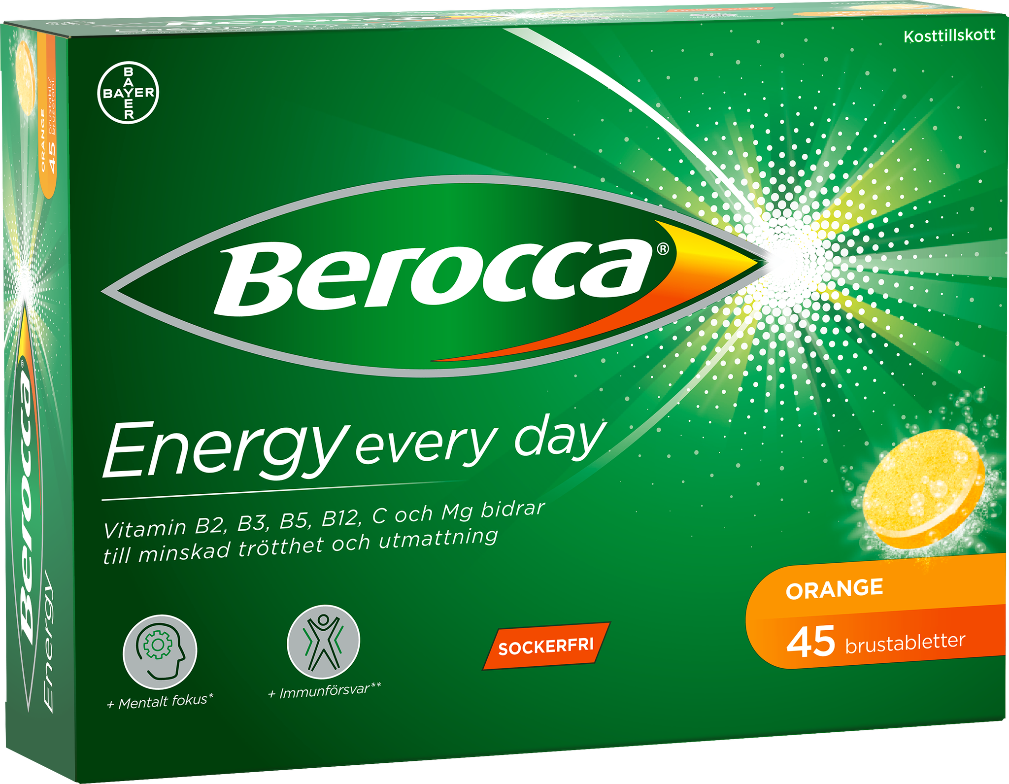 Berocca Energy every day, Apelsin 45 st