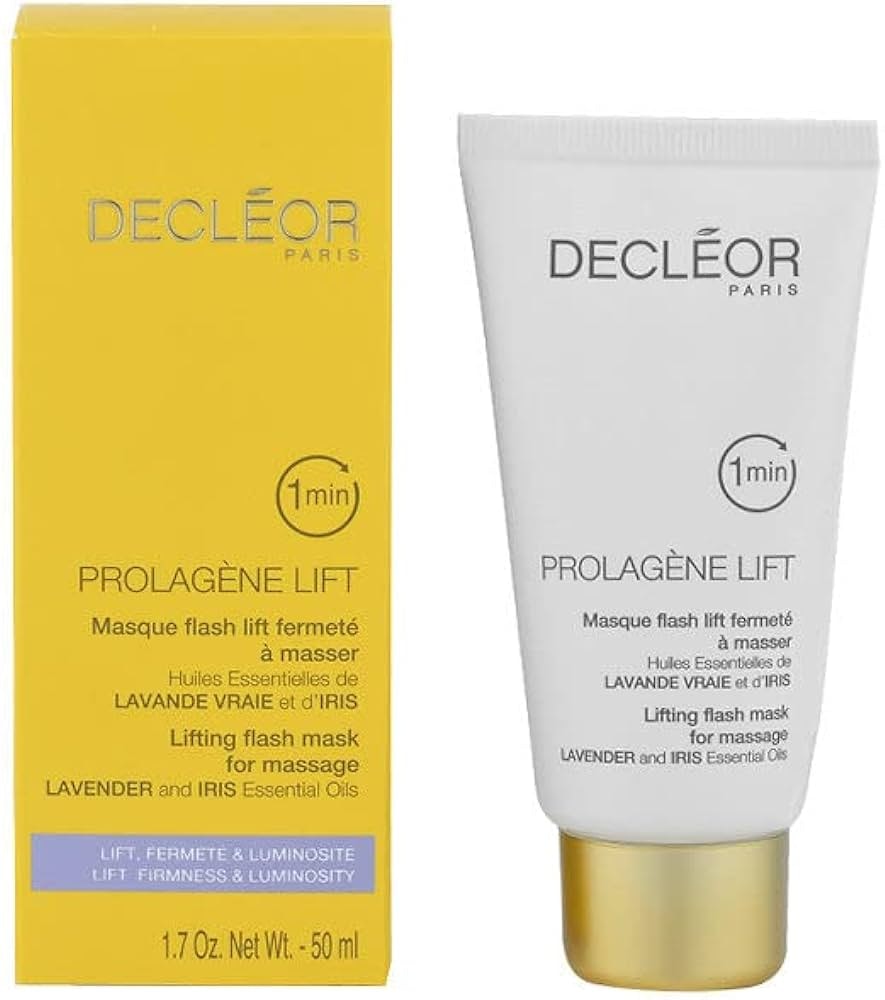 decleor lifting flash mask for massage lavender