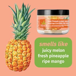 Hempz Sweet pineapple & honey melon herbal body scrub 176g