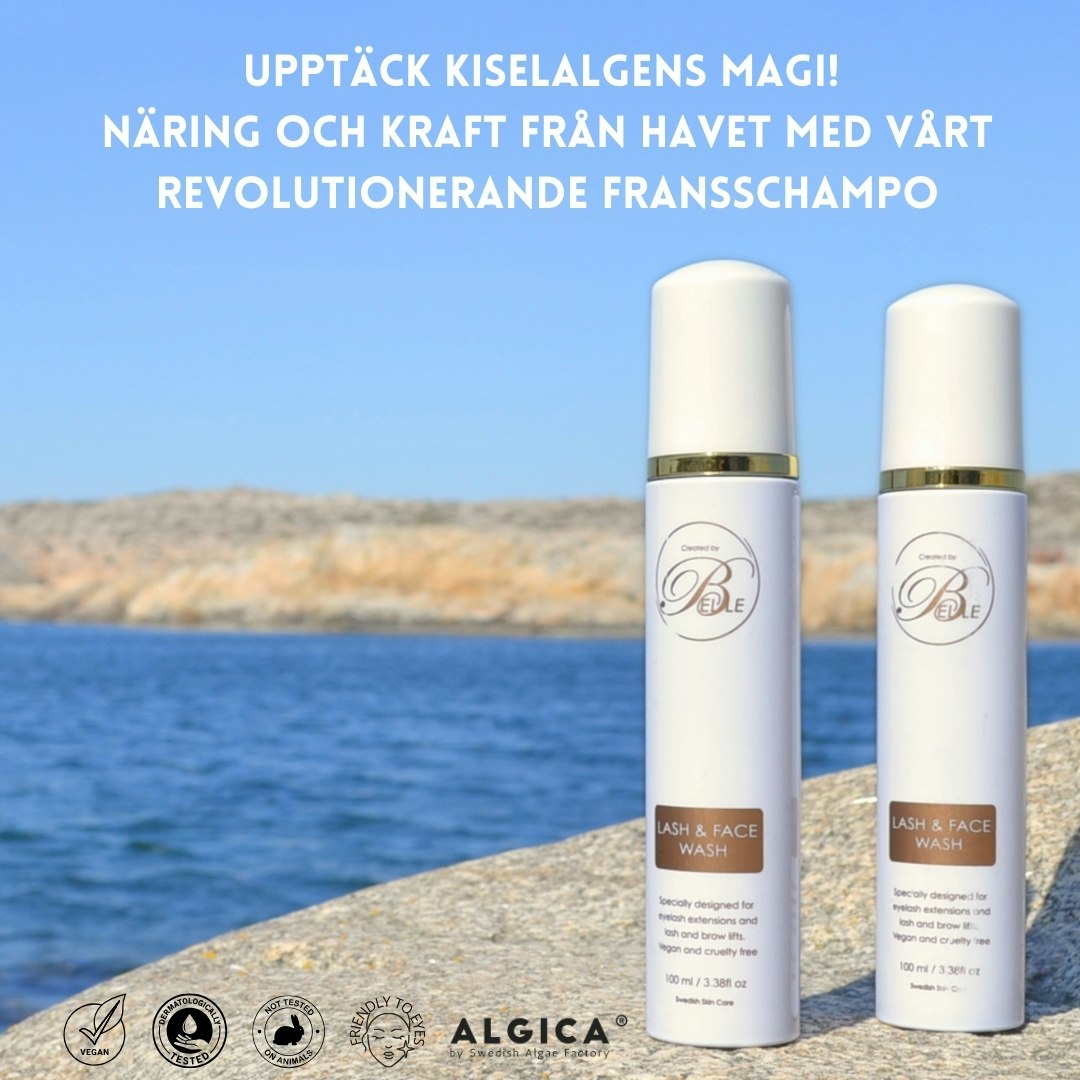 Lash schampoo & Face wash med kiselalg
