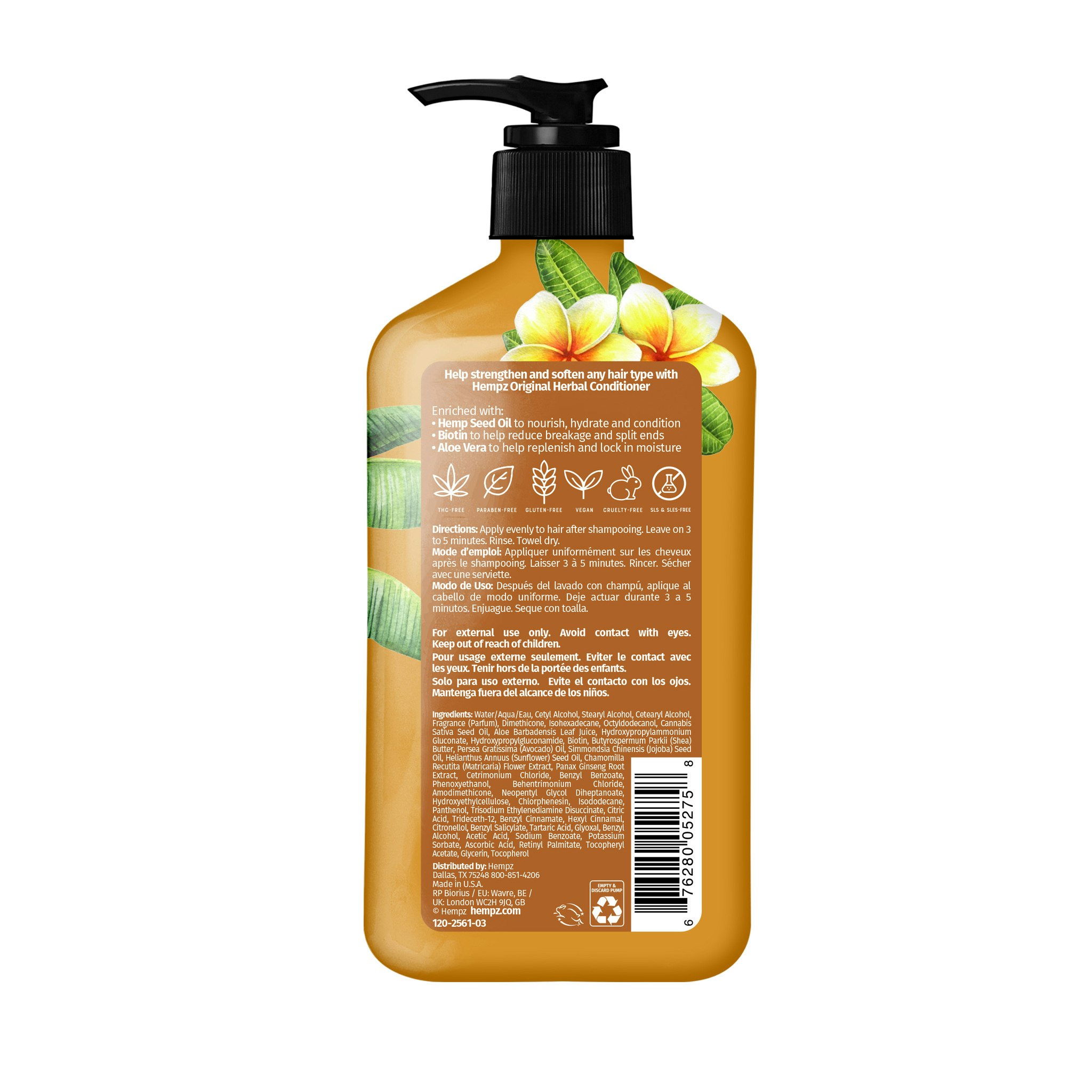 Hempz Original Herbal Conditioner 17 fl. oz. / 500 ml
