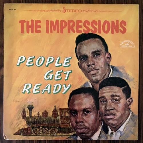 IMPRESSIONS, the People Get Ready (ABC - USA 70's reissue) (VG+) LP