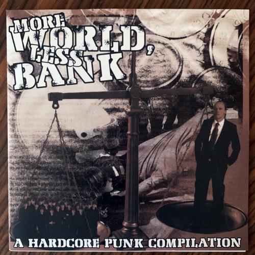 VARIOUS More World, Less Bank (Halvfabrikat - Sweden original) (NM) 7"