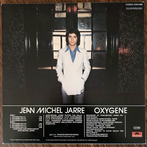 JEAN MICHEL JARRE Oxygene (Polydor - Germany original) (VG+) LP