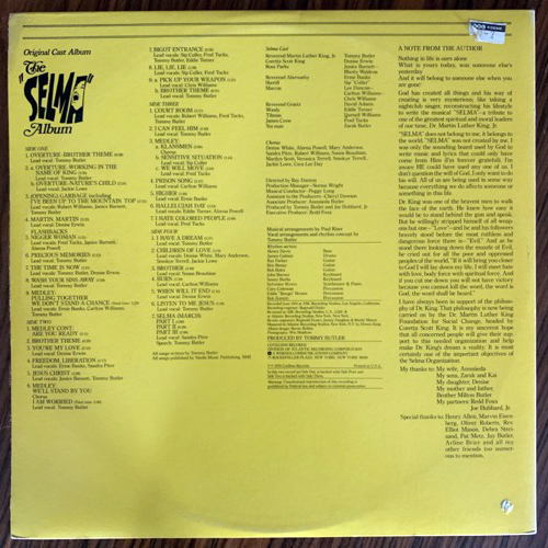 SOUNDTRACK Various ‎– The "Selma" Album (Cotillion - USA original) (VG+) 2LP