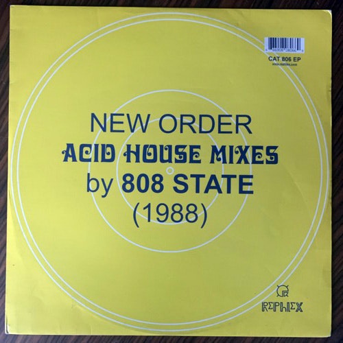 NEW ORDER/808 STATE New Order Acid House Mixes By 808 State (1988) (Rephlex - UK original) (VG+/VG) 12"
