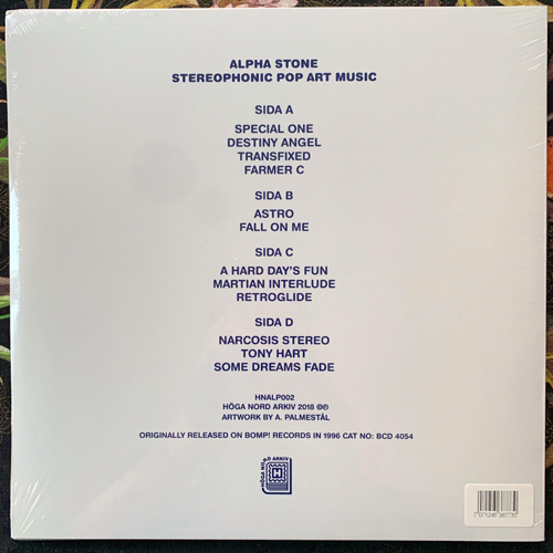 ALPHA STONE Stereophonic Pop Art Music (Höga Nord - Sweden reissue) (NEW) 2LP