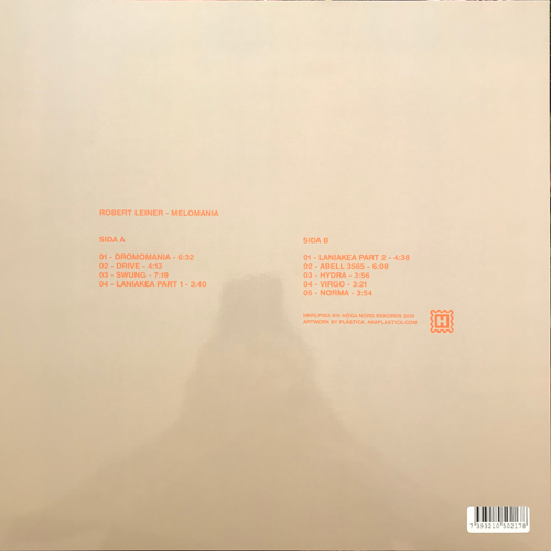 ROBERT LEINER Melomania (Orange vinyl) (Höga Nord - Sweden original) (NEW) LP