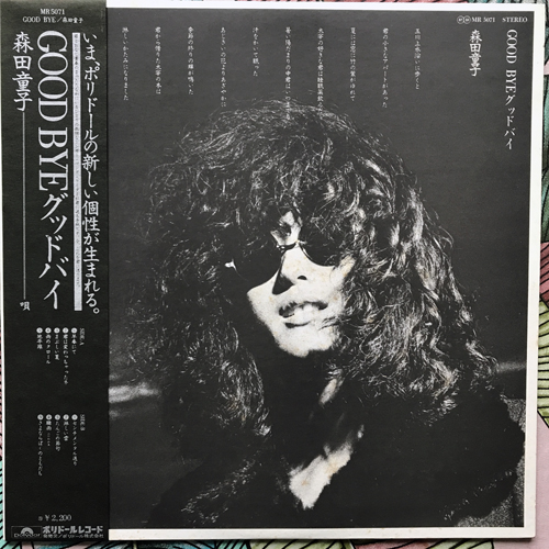 森田童子 (Doji Morita) Good Bye (Polydor - Japan original) (VG+) LP