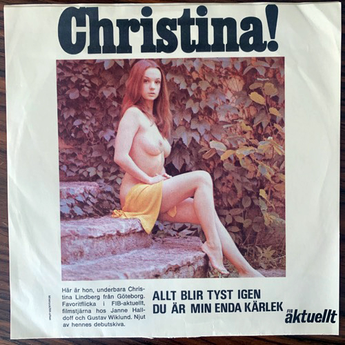 CHRISTINA LINDBERG Christina! (FIB Aktuellt - Sweden original) (VG+) 7"