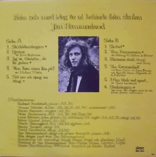 JAN HAMMARLUND Befriade Från Skolan (Silence - Sweden 2nd press) (EX/VG+) LP