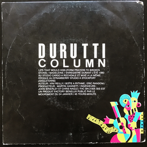 DURUTTI COLUMN, the Lips That Would Kiss (Factory - Belgium original) (VG/VG+) 7"