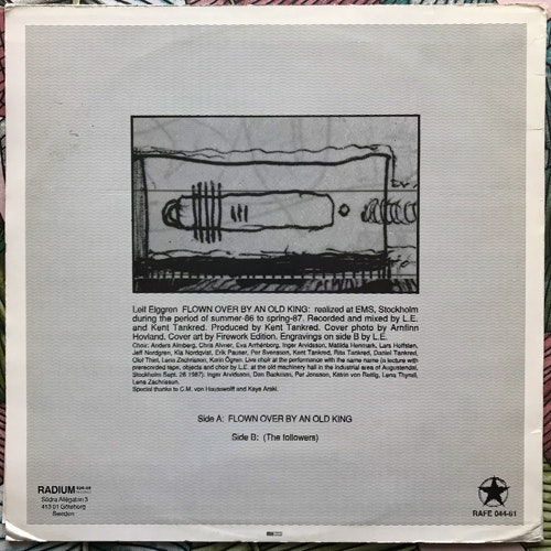 LEIF ELGGREN Flown Over By An Old King (Radium 226.05 - Sweden original) (VG/EX) LP