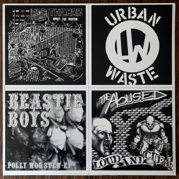 VARIOUS The Mob / Urban Waste / Beastie Boys / The Abused (No label - Germany original) (EX) LP